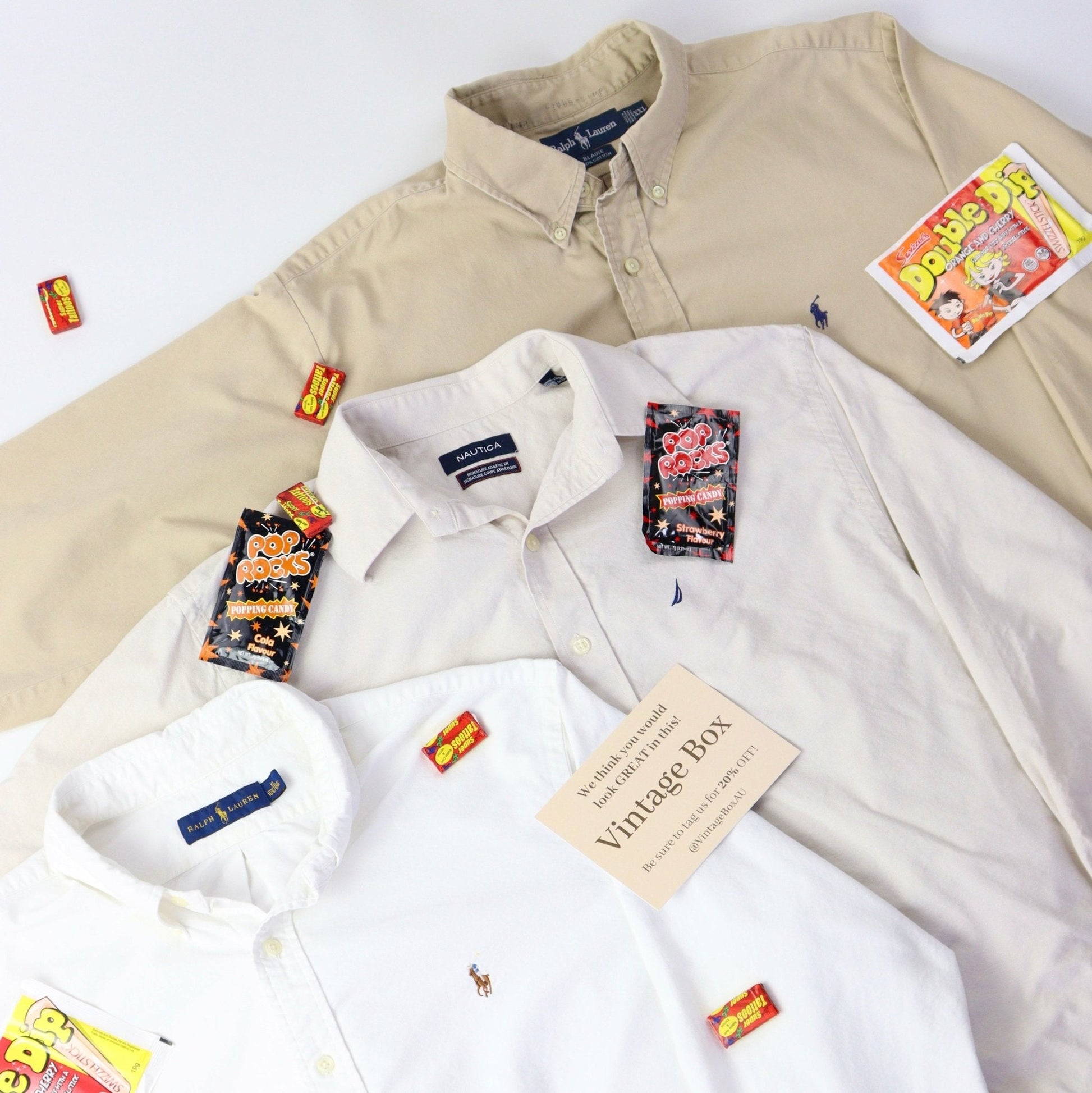Premium Vintage Branded Shirt Mystery Box - Vintage Box