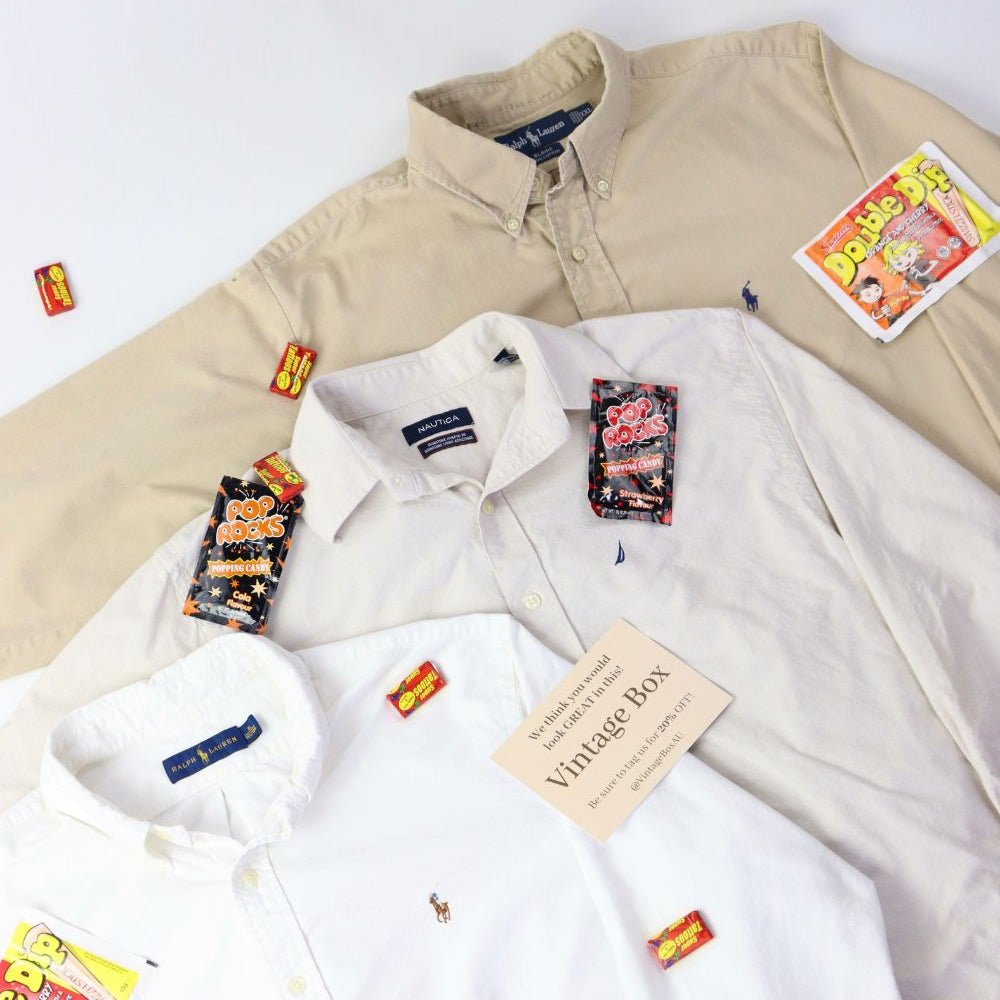 Premium Vintage Branded Shirt Mystery Box - Vintage Box