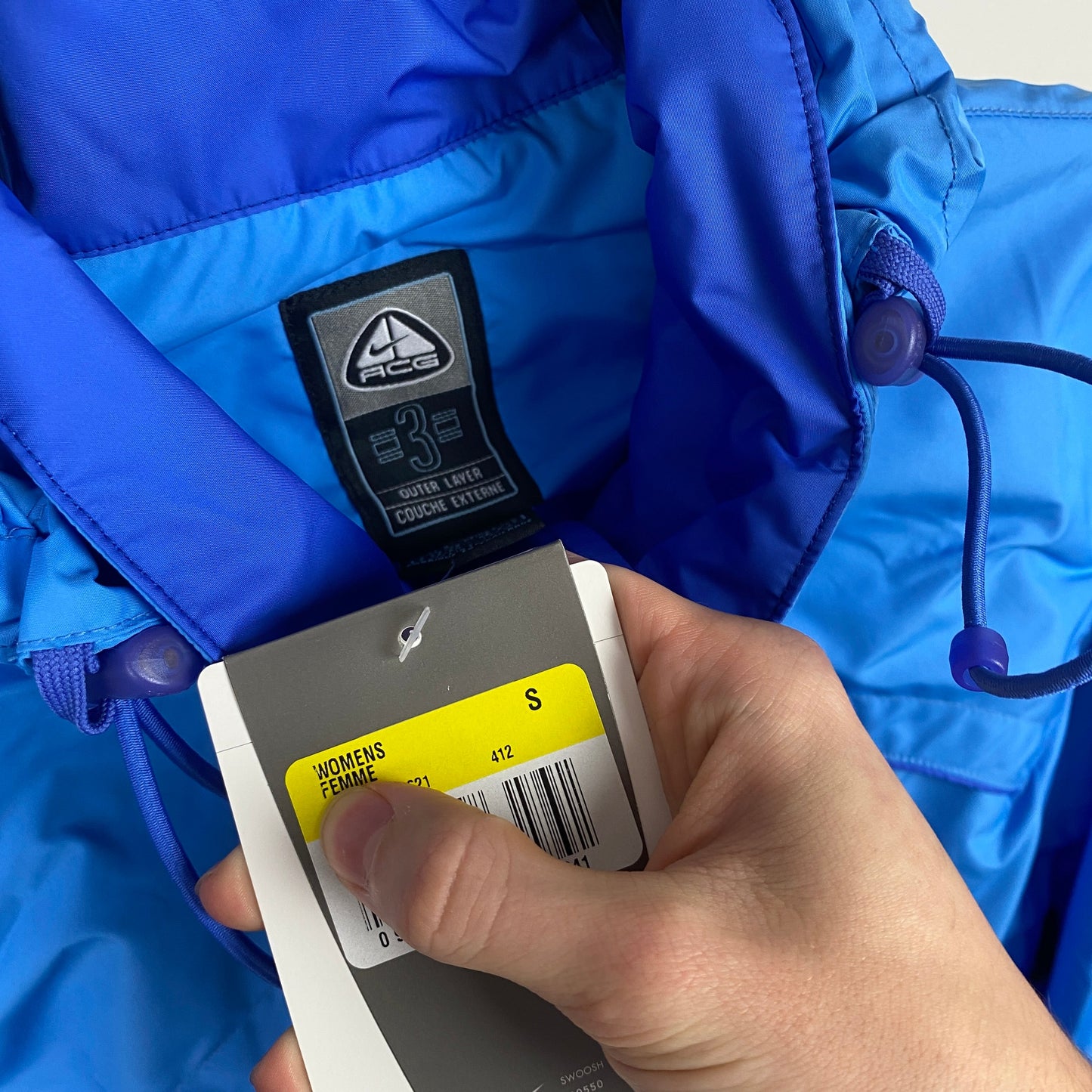 00s Nike ACG Waterproof Windbreaker Jacket Blue Small