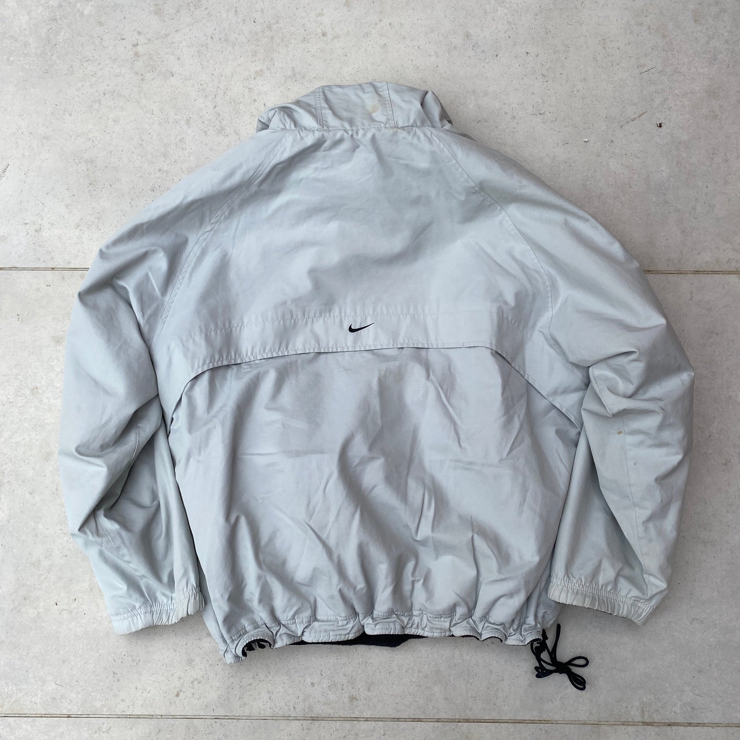 00s Nike Reversible Side Winder Fleece Coat Jacket Black Medium