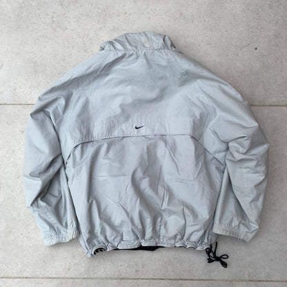 00s Nike Reversible Side Winder Fleece Coat Jacket Black Medium