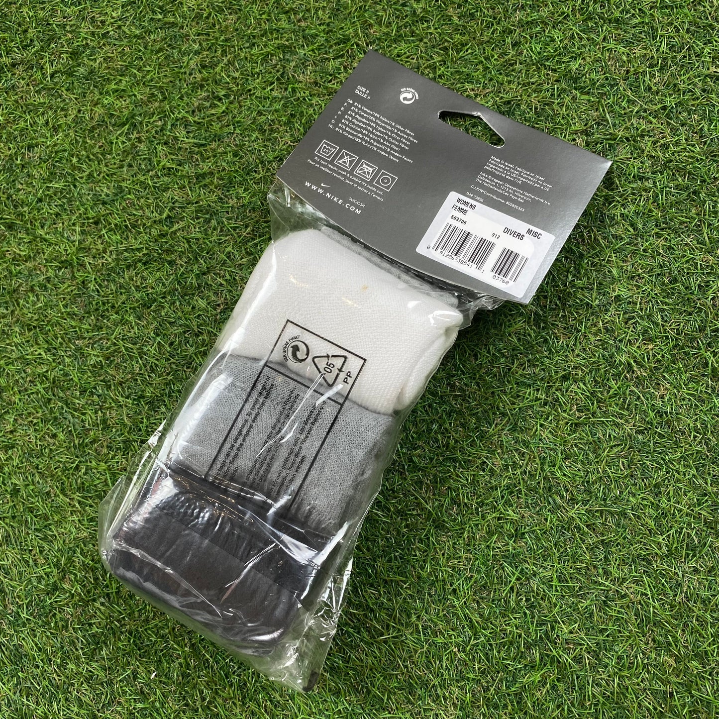 Vintage Nike Socks 3 Pack White UK12-9