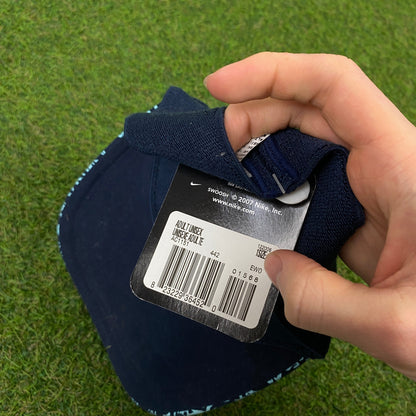 00s Nike Visor Hat Blue